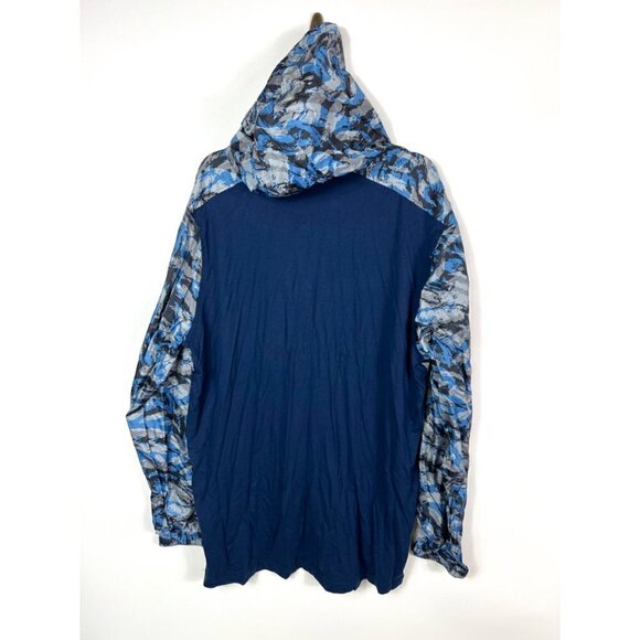 Under armour fitted blue camo print pullover NWT - Picture 10 of 11